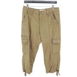 Eddie Bauer Ripstop Cargo Pants Womens 4 Khaki Gorpcore Utility Hiking Rugged
